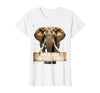 Mademark Wild and Wrinkly Vibes Elephant Graphic Design T-Shirt - Women - size chart