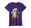 Block Building Halloween Ghost Brick or Treat Boys Halloween Master Builder Ghost Kids Building Blocks Bricks T-Shirt - size