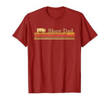 Showing Cattle T-Shirts And Apparel Show Dad - Fun Distressed Look for Showing Pigs T-Shirt - size chart