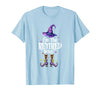 Funny Quote Horror Costume Party Family Friends I'm The Retired Witch Spooky Scary Halloween Retiree Women T-Shirt - size