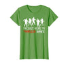 Zombie Dance Costume Halloween Party Tee Funny Zombie Halloween Shirt I’m Just Here to Thriller Dance T-Shirt - size chart