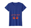 Halloween Pregnancy Costume Funny Tees Let Me Out Halloween Pregnancy Costume Baby Funny T-Shirt T-Shirt - size chart