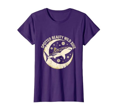 Spotted Beauty Wild Soul Whale Shark Design T-Shirt