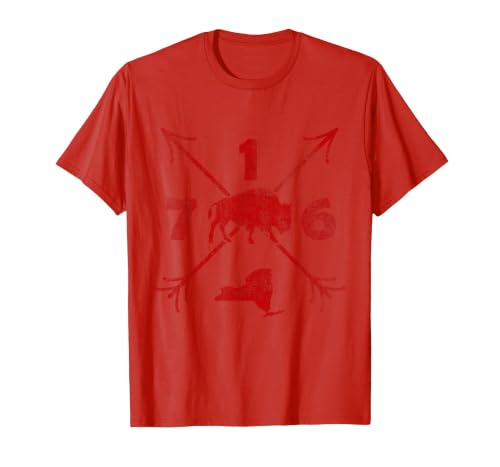 Vacation & Gift Buffalo New York by Addi Buffalo New York NY | Area Code 716 T-Shirt - size chart