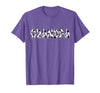 Cow Pattern Print Family Matching Birthday Shirts Cow Grandpa Birthday Family Matching Fathers Day Boy Girl T-Shirt - size