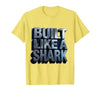 Mademark Built Like a Shark Bold Graphic Design T-Shirt - size chart