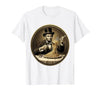 Mademark Funny Monkey Eating Spaghetti With Fork Illustration T-Shirt - Men - size chart