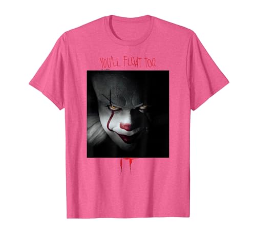 IT Films/TV Series - Pennywise You'll Float Too T-Shirt - size chart