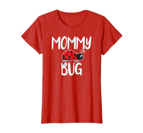 Funny Cute Ladybug Ideas For Mommy Mommy Bug Cute Ladybug Mom T-Shirt - size chart