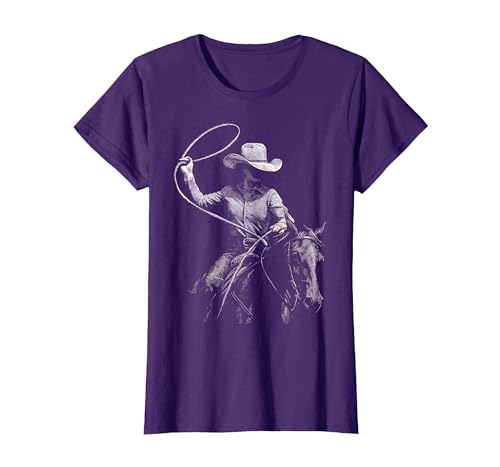 Cowgirl Western Rodeo Rodeo Cowgirl Western Horse T-Shirt - size chart