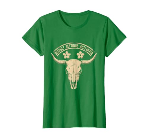 Mademark White Boy of the Year Default Settings Activated T-Shirt - Women - size chart