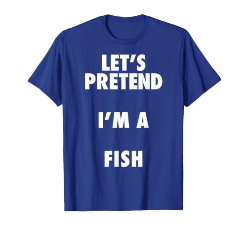 Halloween Costumes MV&SG Fish Halloween Costume, Let's Pretend I'm a Fish Shirt T-Shirt - size chart