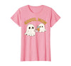 Ghoul Mom Cute Halloween Mother Ghost Mommy Trick Treating T-Shirt - size chart