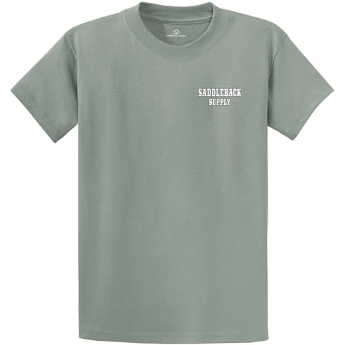 Saddleback Supply Men's Horse with No Name Heavy Tees - size chart