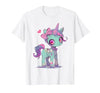 Kawaii Pastel Goth Creepy Cute Witchy Halloween Ts Kawaii Pastel Goth Creepy Cute Witchy Zombie Unicorn T-Shirt - size chart