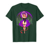 Classic Vintage Pin-Up Sexy Girl by YUX Sexy Succubus Monster Halloween Hand Heart Pin-Up Girl Devil T-Shirt - size chart