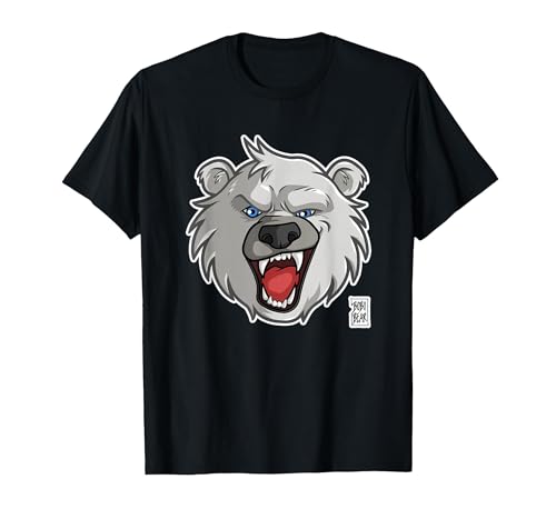 Bobo Bear Bobo Likes to Growl - Polar Bear T-Shirt - size chart
