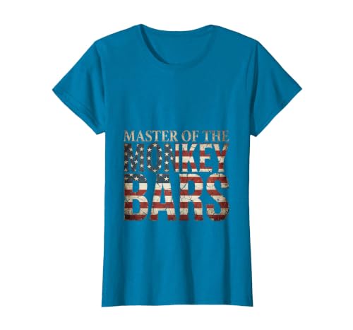Mademark Master of the Monkey Bars 5th Grade Design T-Shirt - Women - size chart