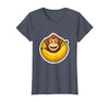 Mademark Monkey Eating Oversized Banana Slice Graphic T-Shirt - Women - size chart