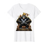 Mademark King Gorilla Dad Surrounded by Little Monkeys T-Shirt - Women - size chart