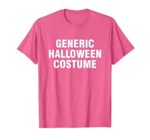 Generic Halloween Costume T-Shirt - size chart