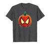 Marvel Spider-Man Halloween Spooky Pumpkin Jack-o'-Lantern T-Shirt - size chart