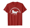Horse Lovers Tees and Apparel Just Horsing Around Horse Lovers T-Shirt - Men - size chart