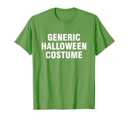 Generic Halloween Costume T-Shirt - size chart
