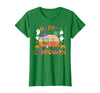 Spooky Camp-O-Ween Ghosts and Campfire Apparel Happy Camp-O-Ween Halloween Camping Ghosts and Campfires T-Shirt - size chart