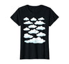 White Clouds Graphs White Clouds T-Shirt - size chart