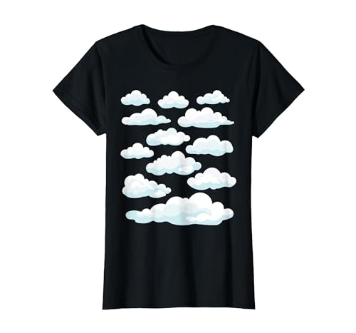 White Clouds Graphs White Clouds T-Shirt - size chart