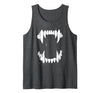 Pop Cult Tees Halloween Horror Wolf Dog Vampire Monster Teeth Costume Tank Top - size chart