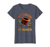 Mademark My Circus My Monkeys Funny Women Design T-Shirt - Women - size chart