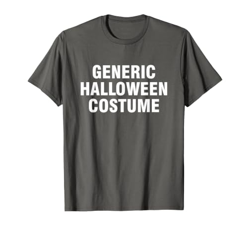 Generic Halloween Costume T-Shirt - size chart
