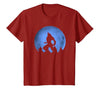 Ideas Halloween costume " Wolf moon " Wolf Halloween Costume Werewolf Blue Moon Scary for Men Boys T-Shirt - size chart