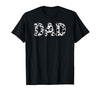 Cow Pattern Print Family Matching Birthday Apparel Cow Dad Birthday Family Matching Girl Boy Farm Birthday T-Shirt - size