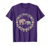 Mademark Elephant Mother and Calf Trunk Touch Mama Gift T-Shirt - Men - size chart