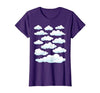 White Clouds Graphs White Clouds T-Shirt - size chart
