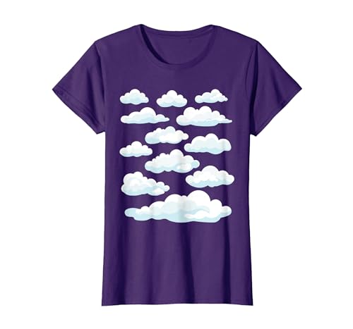 White Clouds Graphs White Clouds T-Shirt - size chart