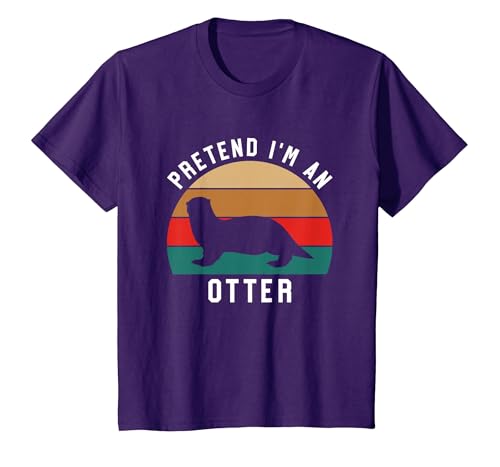 Shirtbooth: Halloween 2019 Simple Halloween Costume Otter Lover Pretend I'm an Otter T-Shirt - size chart