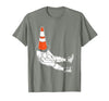 Halloween Shirts Traffic Cone Men Women Kids Traffic Cone Halloween Costume Funny Lazy Men Women Kids T-Shirt - size chart