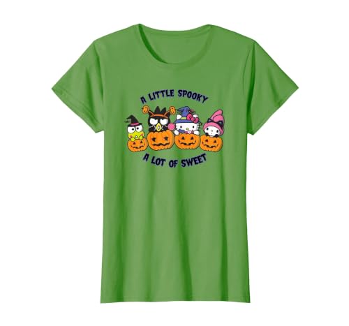 SANRIO Hello Kitty and Friends Halloween A Little Spooky T-Shirt - size chart