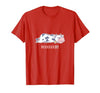 Bad Mood Sleeping Cow Tee Moooody Cow Beef Milk Farm Animals T-Shirt - size chart