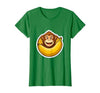 Mademark Monkey Eating Oversized Banana Slice Graphic T-Shirt - Women - size chart