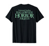 Halloween Horror Nights Lil Boo Retro Glow Front & Back T-Shirt - size chart