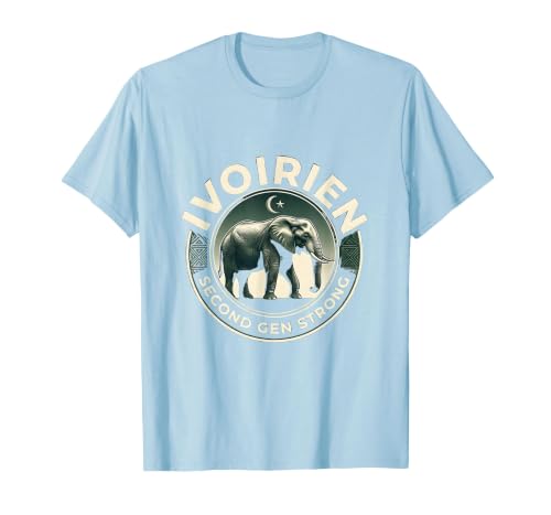 Mademark Ivoirien, Second Gen Strong Elephant Heritage Design T-Shirt - Men - size chart