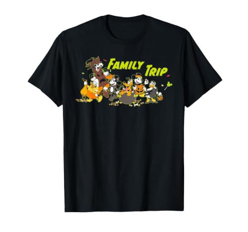 Disney Family Trip Halloween Costume Mickey & Friends T-Shirt - size chart