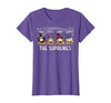 RBG Supremes Court cute gift THE SUPREMES Halloween Cute Woman Supreme Court Justices RBG T-Shirt - size chart