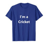 MNBHYB Idea Funny Halloween Cricket Bug Insect Easy Costume Last Minute T-Shirt - size chart