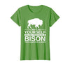 Bison Gift Bison Lover Accessories & Buffalo Stuff Cool Bison Design for Men Women Buffalo Animal Lovers Bison T-Shirt -